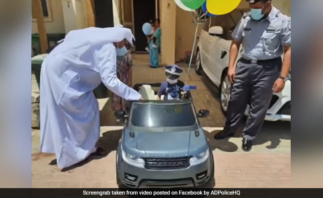 UAE Police Turn Santa, Fulfil 4-Year-Old's Wish To Own Electric Car