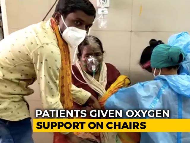 Covid Patients Get Oxygen In Chairs At Maharashtra Hospital Out Of Beds