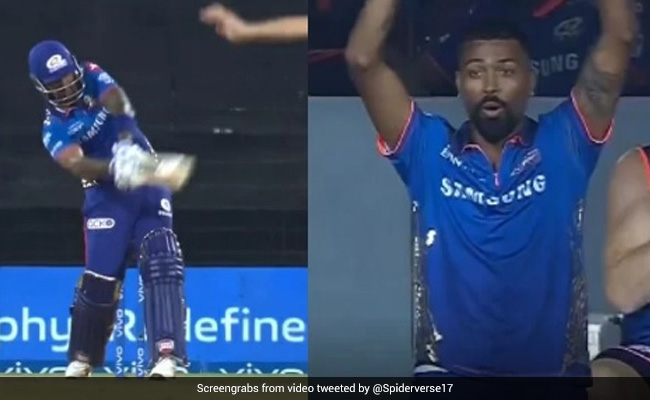MI vs KKR: सूर्यकुमार यादव के 99 मीटर लंबे छक्के को देखकर उछल पड़े हार्दिक पंड़या, दिया ऐसा एक्सप्रेशन, देखें Video