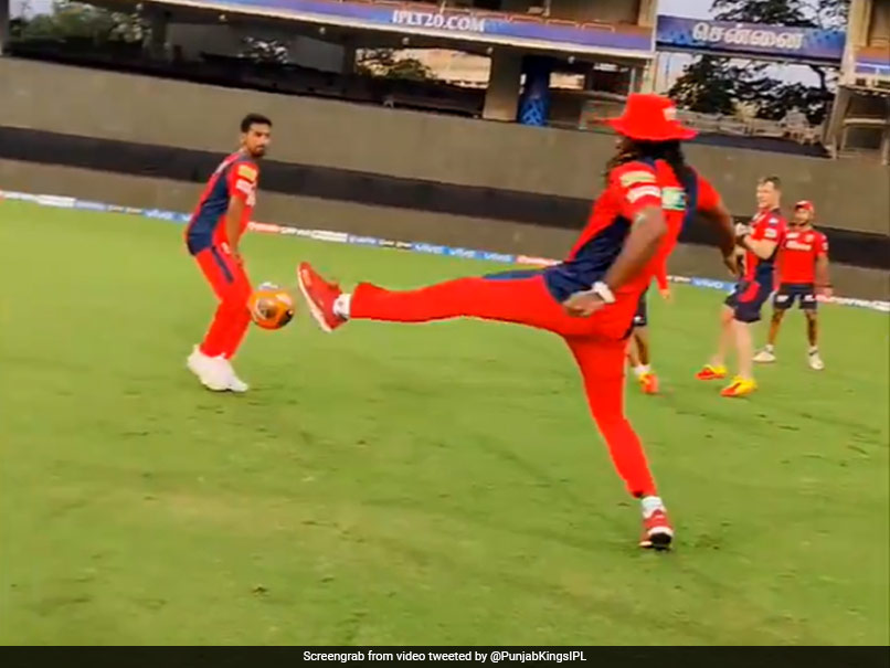 Watch: Punjab Kings Flaunt Chris Gayle's One-Touch Expertise In A Different Sport