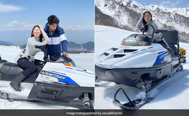 Both Sara Ali Khan And Ibrahim Ali Khan Choose The Frozen Snow For Their Summer Holidays