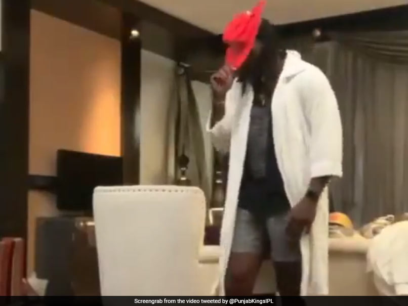 IPL 2021: Don't Miss Chris Gayle's 'Moonwalk' To Michael Jackson Hit As Quarantine Ends