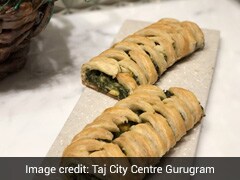 Thyme Scented Corn and Spinach Strudel