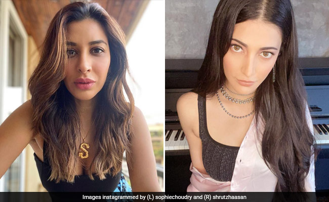 Sophie Choudhry, Shruti Haasan’s Necklaces Add Spunk And Funk To Their Outfits At Home