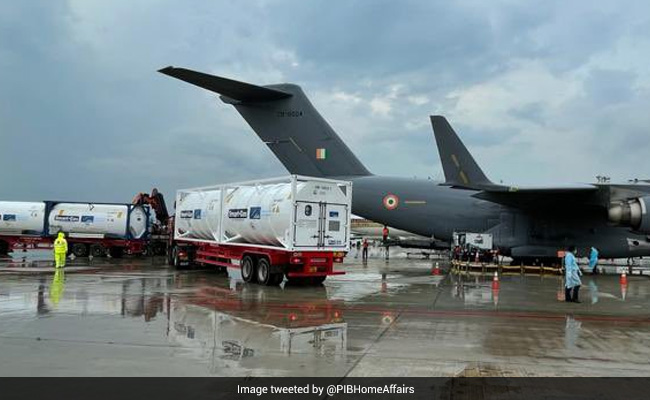 IAF Preparing To Airlift Oxygen Containers From Singapore: Centre