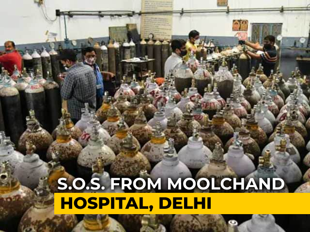 Delhi Hospital's Oxygen SOS; Top Official Breaks Down, Says "Overwhelmed"