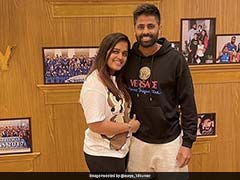 Suryakumar Yadav Kisses Wife While Maintaining Social Distancing
