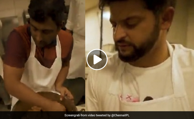 IPL 2021: सुरेश रैना और रायडु ने साथ मिलकर बनाई धोनी और साथी खिलाड़ियों के लिए बिरयानी..देखें Video