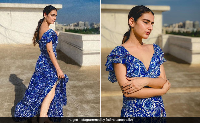 Fatima Sana Shaikh Colours Up Our Day In A Stunning Blue Dress