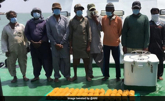 8 Pak Nationals Arrested With Heroin Worth Rs 150 Crore Off Gujarat Coast