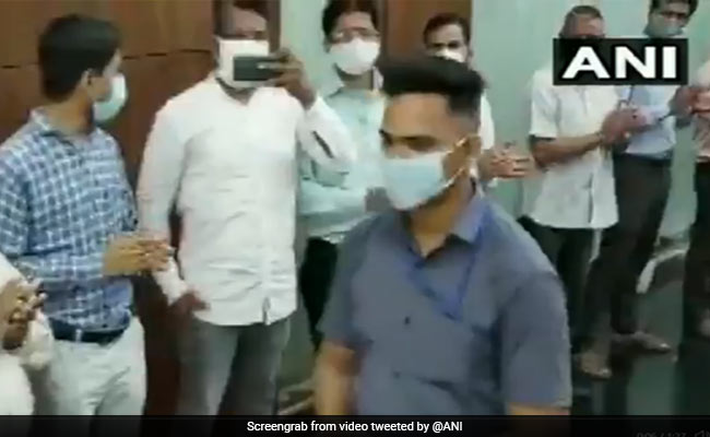 Watch: Railways Hero, Seen Saving Boy From Train, Gets Rousing Welcome