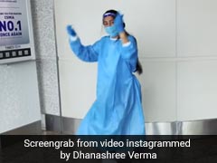 धनाश्री वर्मा ने PPE किट पहन 'कुर्ता पजामा' सॉन्ग पर किया डांस, वायरल हुआ Video
