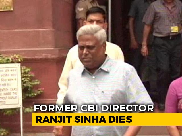 Ranjit Sinha, Former CBI Chief, Dies At 68