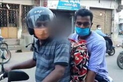 Refused Ambulance, Son And Son-In-Law Carry Andhra Tribal Woman's Body On Bike Refused Ambulance, Son And Son-In-Law Carry Andhra Tribal Woman's Body On Bike