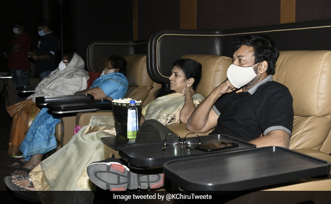 <i>Vakeel Saab</i>: Chiranjeevi And Family Watch Pawan Kalyan's Film