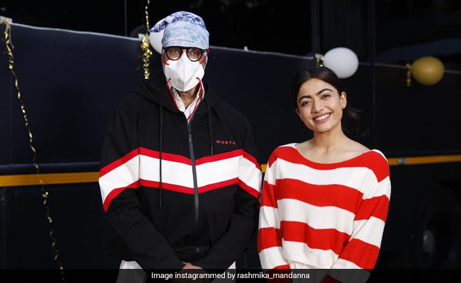 Rashmika Mandanna Said '<I>Goodbye</I>' To 24 With Co-Star Amitabh Bachchan By Her Side
