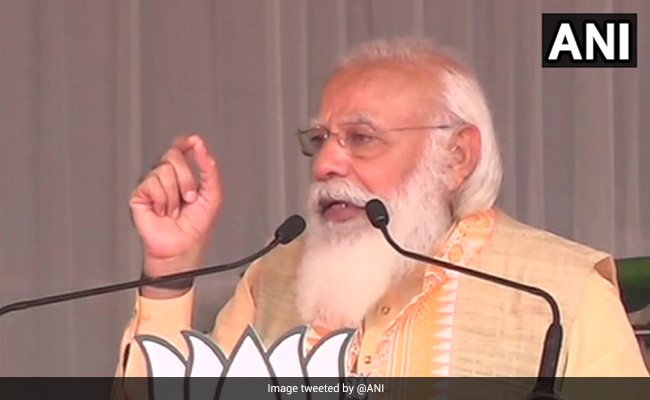 Assam Polls Battle Between "<i>Maha Jhooth</i>" And "<i>Maha Vikas</i>": PM Modi