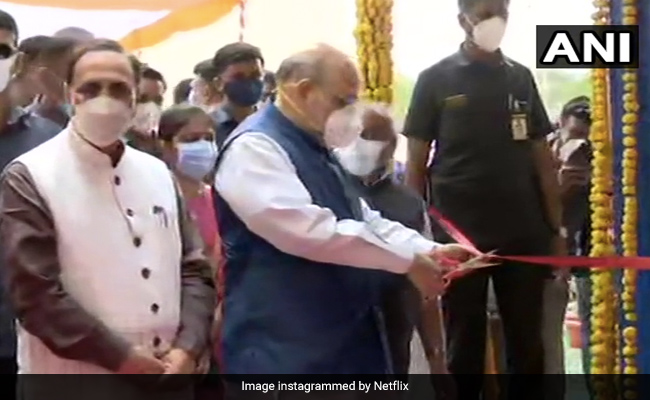 Amit Shah Inaugurates Oxygen Plant In Gujarat's Gandhinagar