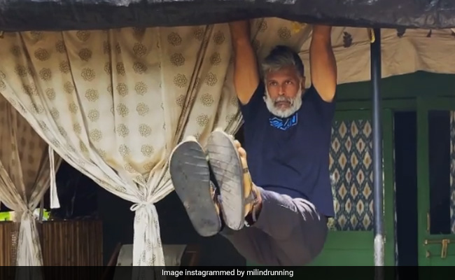 Milind Soman Can Work Out Anywhere And Everywhere, "Even In A Tent"