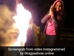 भाग्यश्री ने शेयर किया वीडियो, जिसे देख उनके फैन ने लिख डाली शायरी