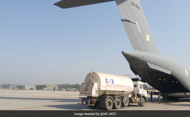 8 Oxygen Tankers Airlifted From Singapore To West Bengal