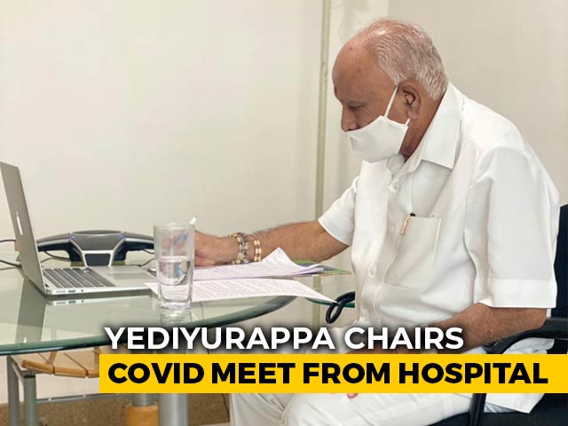 Karnataka Chief Minister Chairs All-Party Covid Meet From Hospital