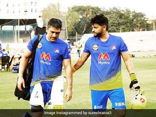 "ReUAEnion Loading": Chennai Super Kings Reaction On Suresh Rainas Pic With MS Dhoni