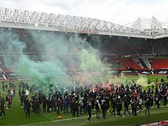 Manchester United Fans Invade Old Trafford Pitch In Anti-Glazer Protest