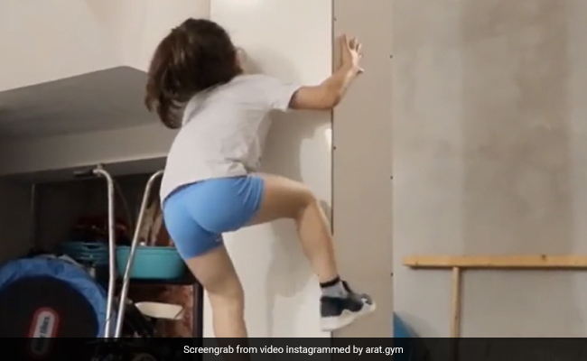 Video: 7-Year-Old 'Spiderman' Impresses The Internet With His Climbing Skills