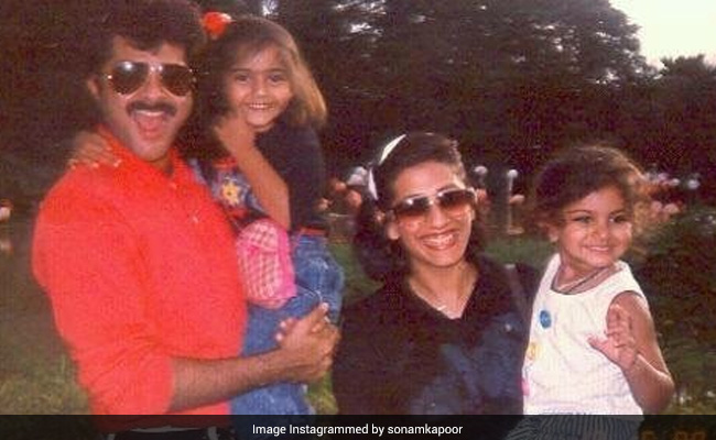 No Words Needed for Sonam Kapoor's Childhood Pic With Dad Anil, Mom Sunita And Sister Rhea