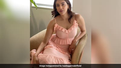 kajal pink dress | Bollywood Actress Kajal Aggarwal Latest Photoshoot In Pink Dress Pretty Look Sdn 96 - Marathi Visual Stories