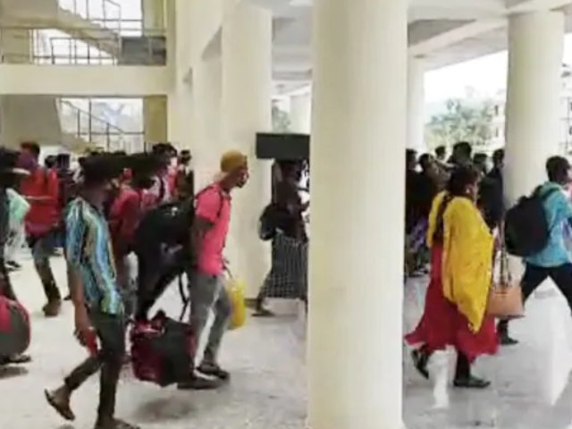 On Video, Hundreds Rush Out Of Assam Train Station To Skip Covid Test