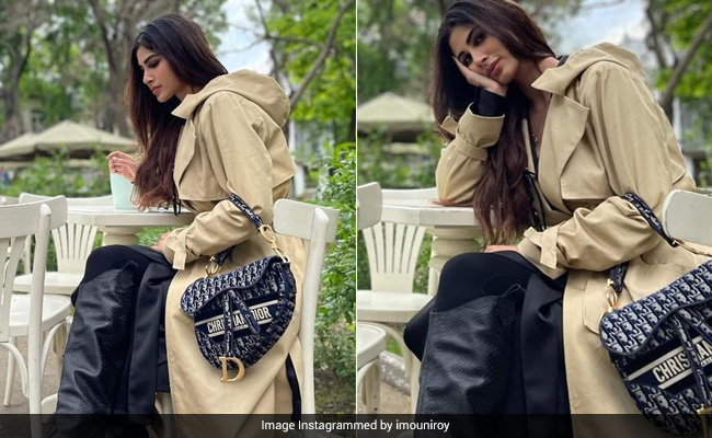 Mouni Roy's Chic Day In Ukraine Is Stylishly Paired With A Rs 2.8 Lakh Dior Saddle Bag