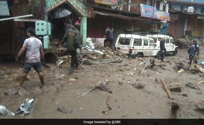 Cloudburst In Uttarakhand's Chamoli District, Several Shops Buried Under Debris