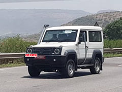 Near-Production Force Gurkha BS6 Spotted Testing Sans Camouflage