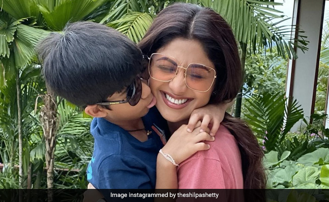 "Not Even Done Hugging You": Shilpa Shetty Posts Aww-Dorable Throwback On Son Viaan's Birthday