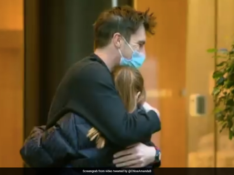 "Video Of The Day": Pat Cummins Bear-Hugged By Pregnant Partner After Exiting Quarantine In Sydney