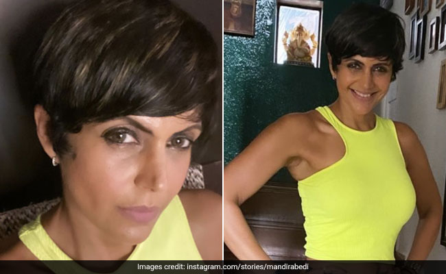 Mandira Bedi&rsquo;s Neon Twist To Her Casual Outfit Is Summer Perfection