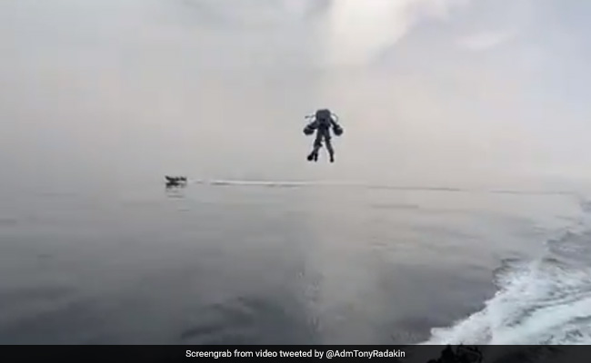 Watch: British Royal Navy Tests Jet Suits That Will Let Officers Fly
