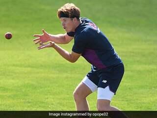 Englands Ollie Pope Takes Stunner During County Teams Practice Session