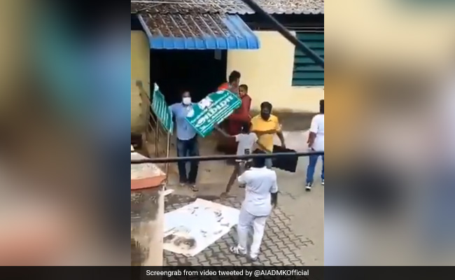 Video Shows DMK Men Vandalising 'Amma Canteen' Boards, Party Sacks Them