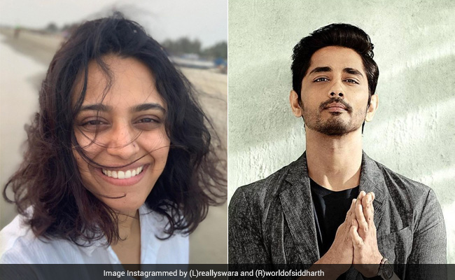 On Twitter, An ROFL Exchange Between "India Ka Siddharth" And Swara Bhasker