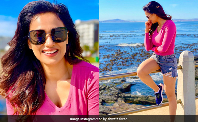 Shweta Tiwari Proves That A T-Shirt And Denim Shorts Are Always Summer Day Style Staples