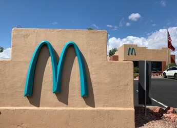 Did You Know? This Is The Only McDonald's In The World With A Blue Logo! Did You Know? This Is The Only McDonald's In The World With A Blue Logo!