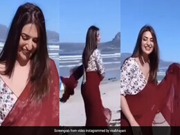 Cape Town में दिव्यांका त्रिपाठी की समंदर किनारे मस्ती, साड़ी में किया शाहरुख के गाने पर शानदार डांस- देखें Video Cape Town में दिव्यांका त्रिपाठी की समंदर किनारे मस्ती, साड़ी में किया शाहरुख के गाने पर शानदार डांस- देखें Video