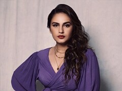 Huma Qureshi Sets The Monochrome Style Bar Higher In A Purple Co-Ord Set
