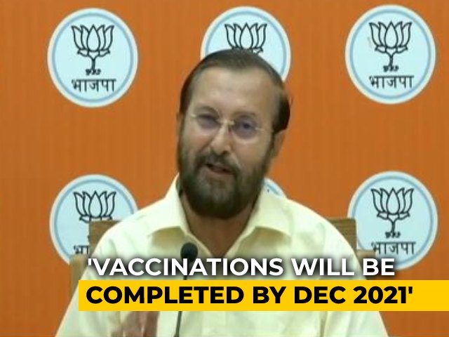 India Will Vaccinate All By December 2021, Says Union Minister
