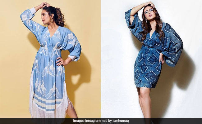 Beautiful In Blue, Huma Qureshi's Summer Fashion Is Incomplete Without Pretty Dresses