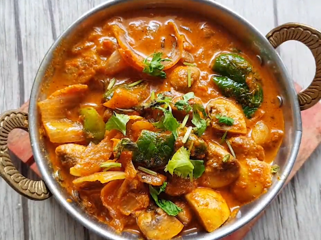 How To Make Kadhai Mushroom | Easy Kadhai Mushroom Recipe Video