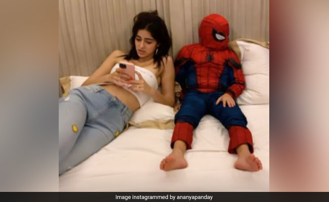 Guess The Little Spider-Man With Ananya Panday In This Pic (Hint - It's His Birthday Today)
